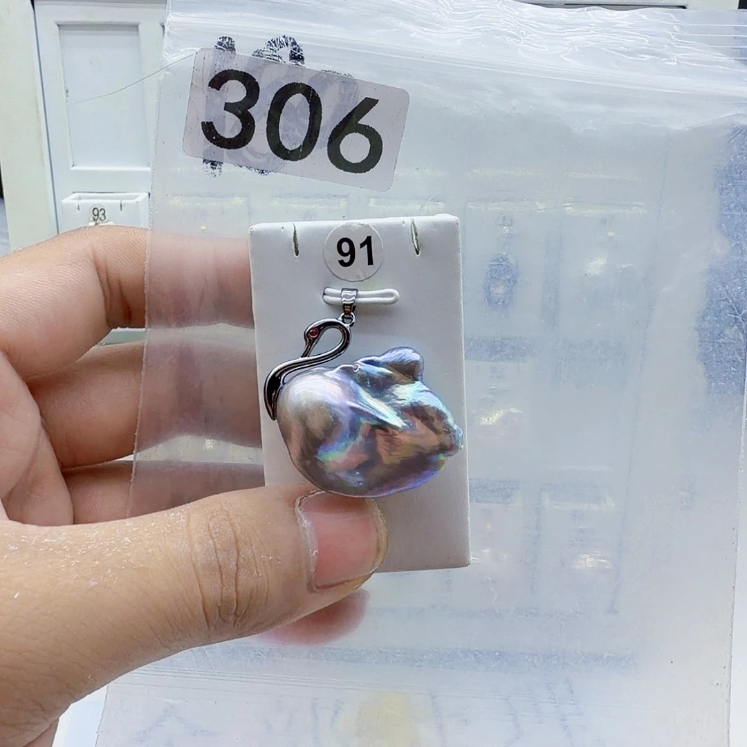 颈饰合金淡水珍珠