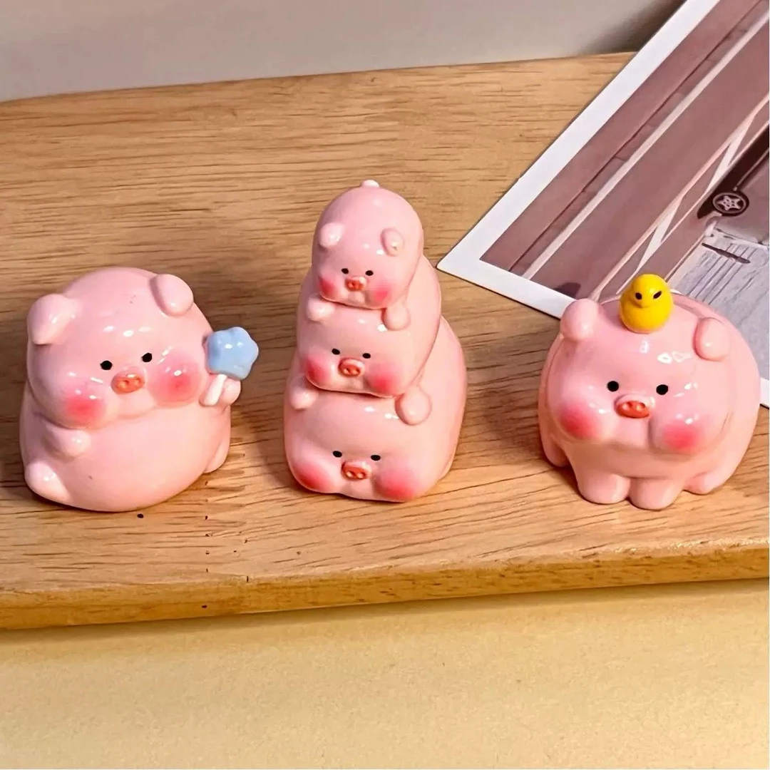 【对对碰】小号天使小猪卡通DIY桌面摆件