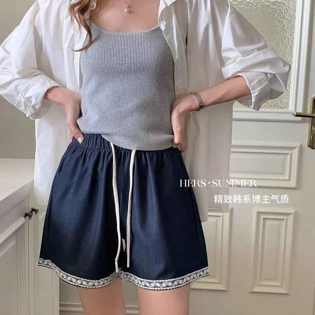 王少生活馆推荐～女士夏季软牛仔休闲短裤
