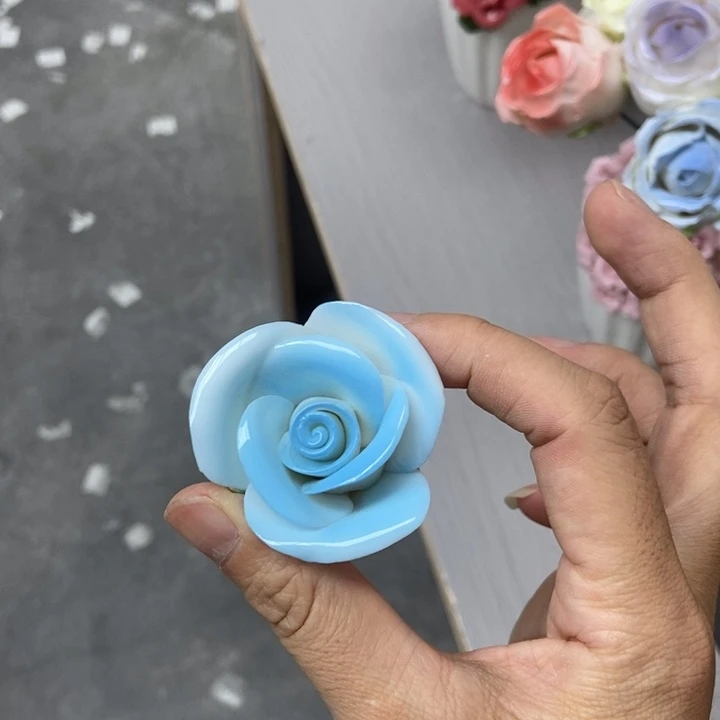 陶瓷手工制作陶瓷花