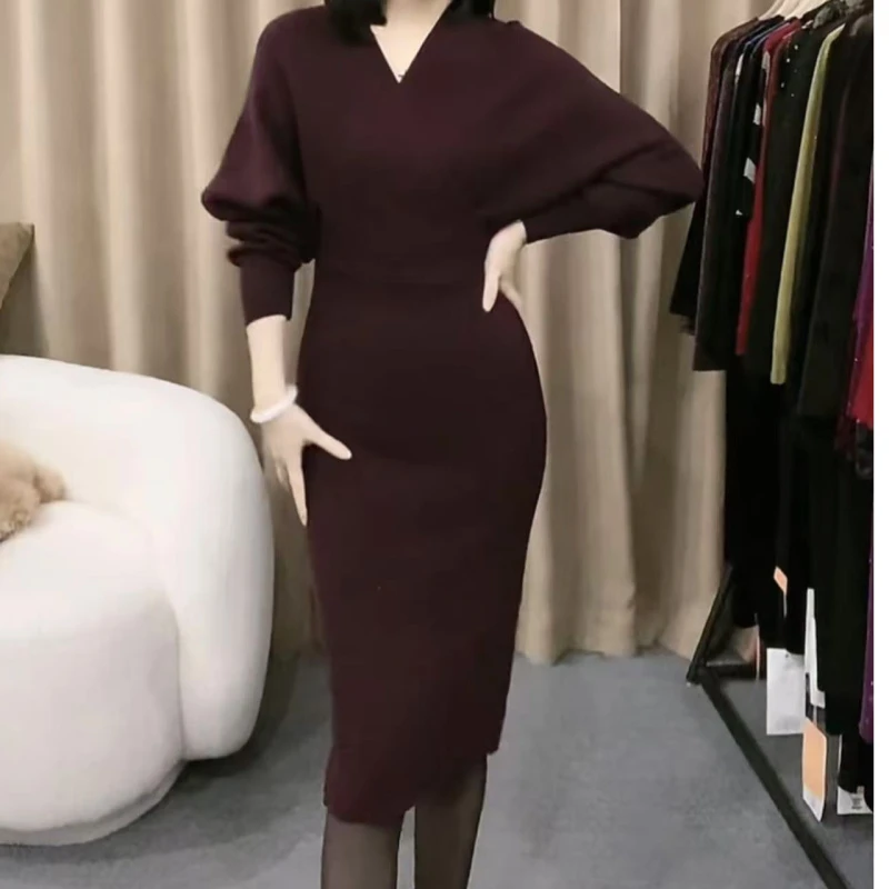 【长款】气质显瘦连衣裙显高洋气收腰显高轻奢YF919