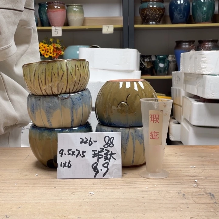 紫砂花盆多肉花盆微瑕88