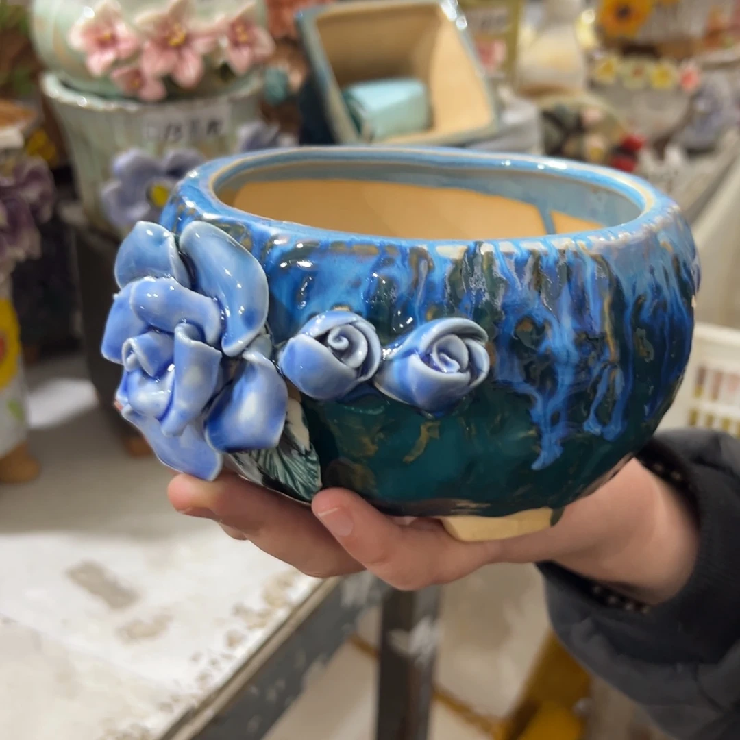 满20米秒退拉黑花盆