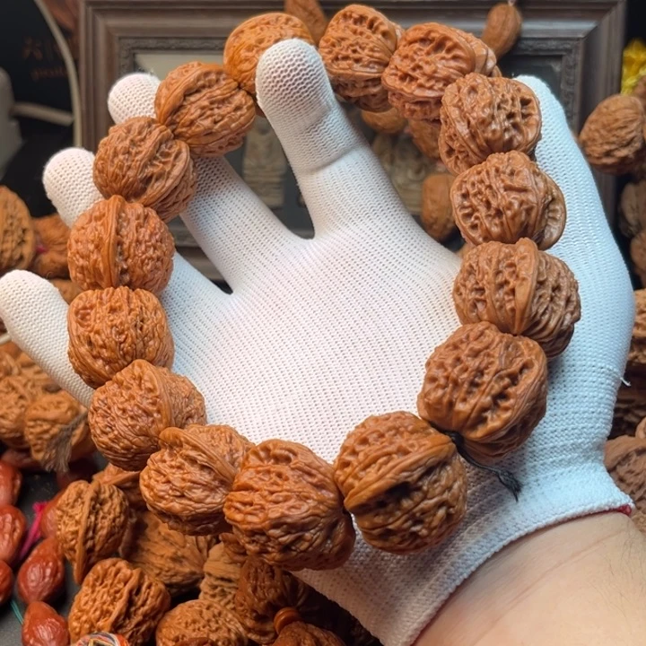 桃核手串登*磨盘核桃