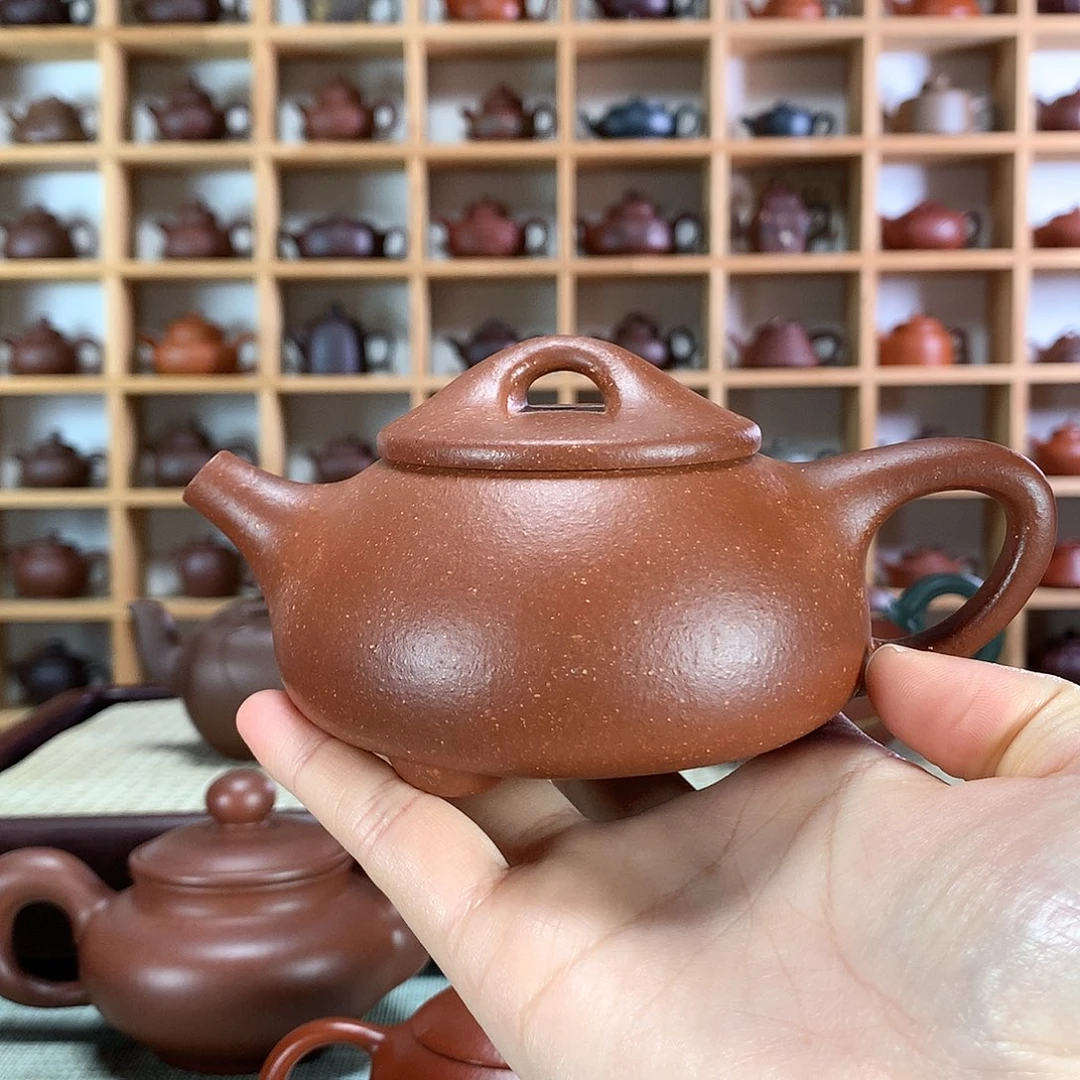 景舟石瓢紫砂紫砂壶手工制作