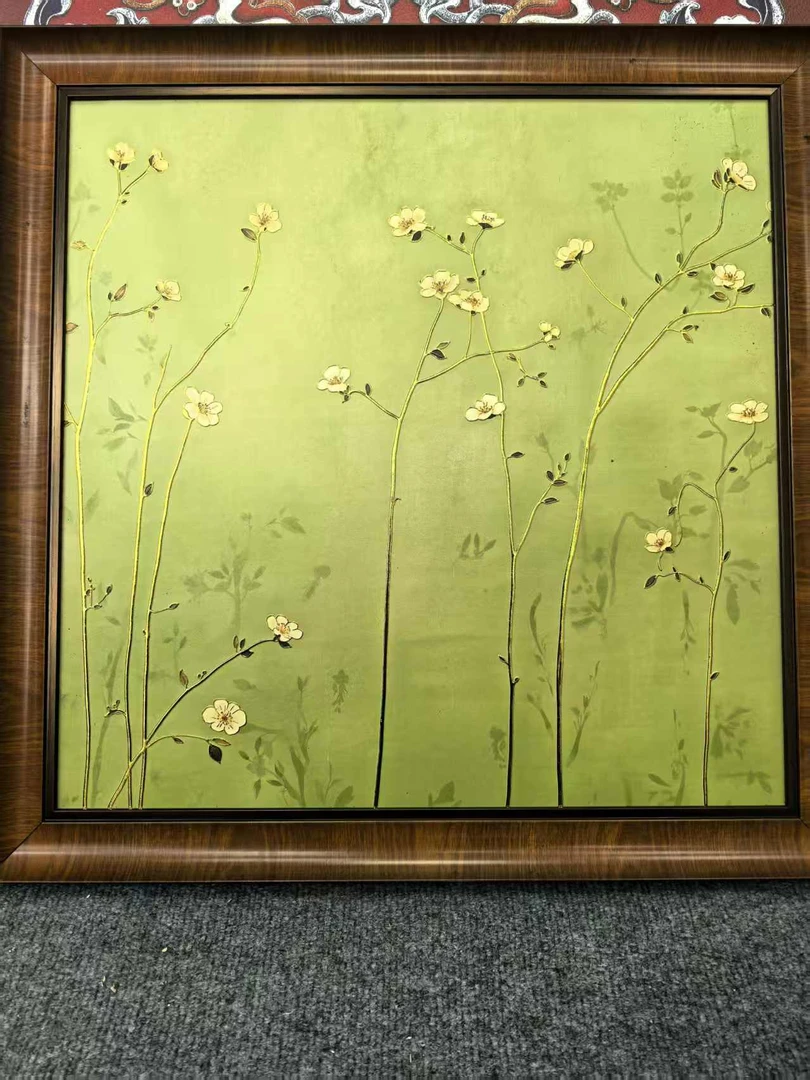 《繁枝》肌理烫金客厅卧室餐厅装饰画JL-01-6060