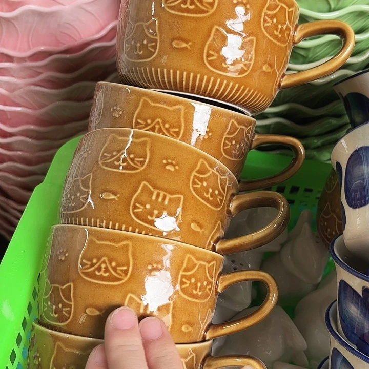 盘微瑕介意勿拍……4个杯