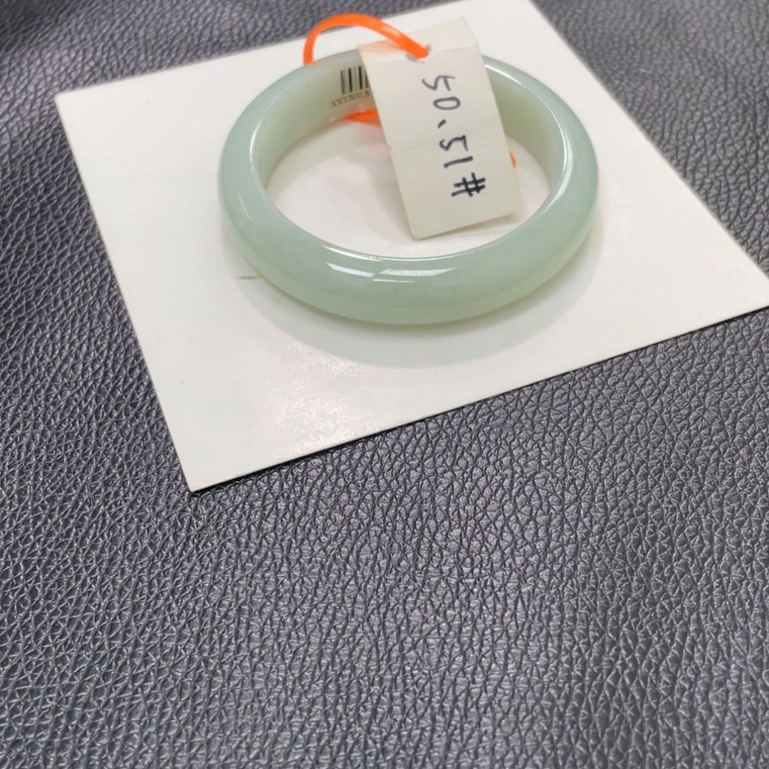 翡翠未镶嵌手镯翡翠手镯50.51