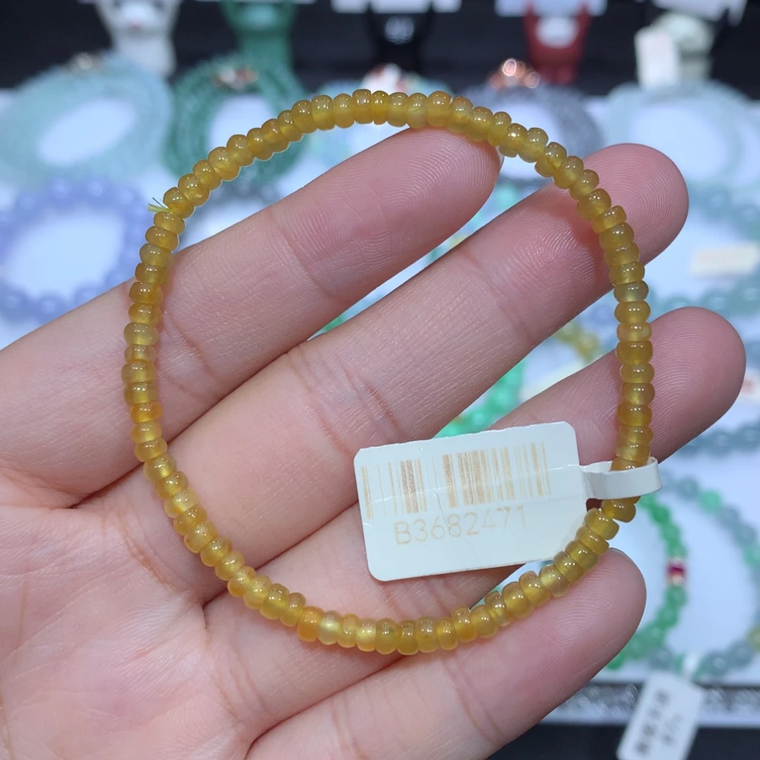 翡翠未镶嵌手串天然