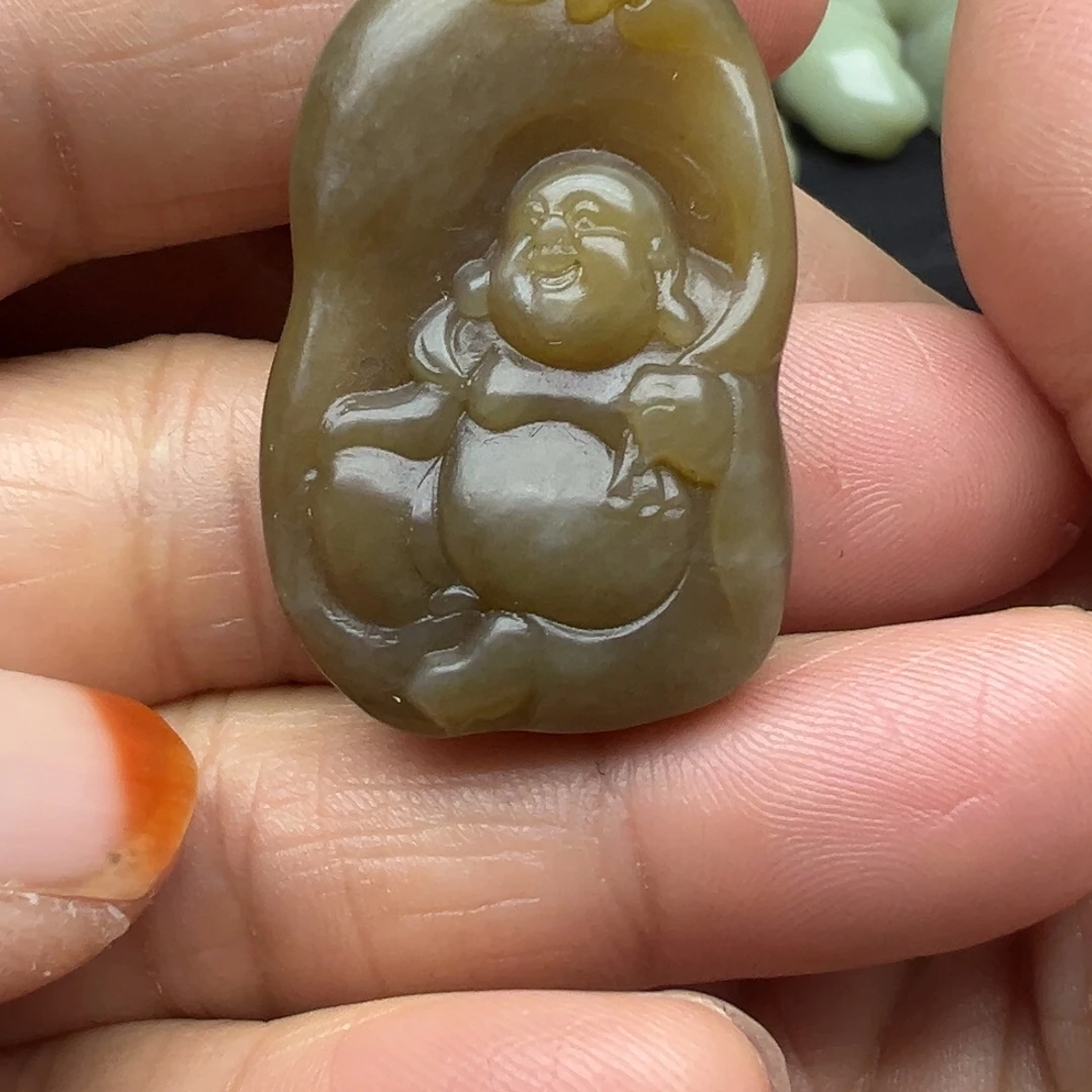 和田玉（糖玉）未镶嵌吊坠(不含链)
