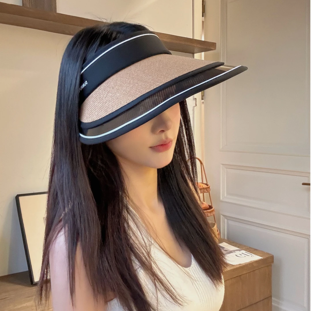 2025新款春夏太阳帽正品UF50＋遮阳帽遮脸运动户外折叠帽子