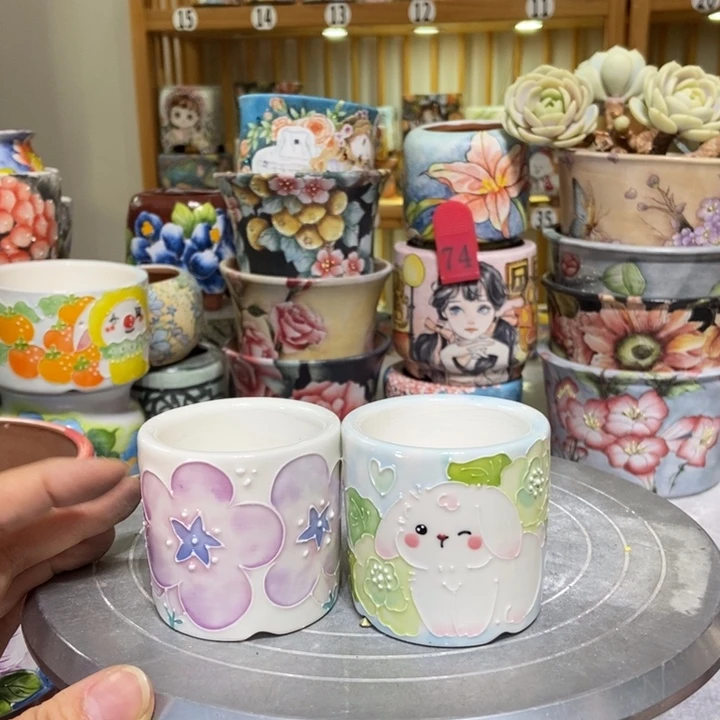 景德镇艺术手绘作品