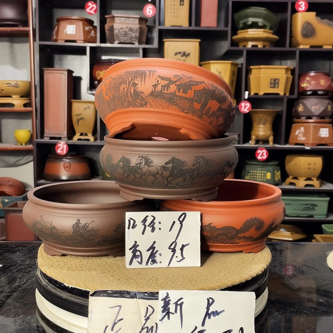 D-盆尚好紫砂花盆