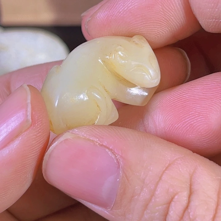 和田玉（糖玉）颈饰未镶嵌用****2