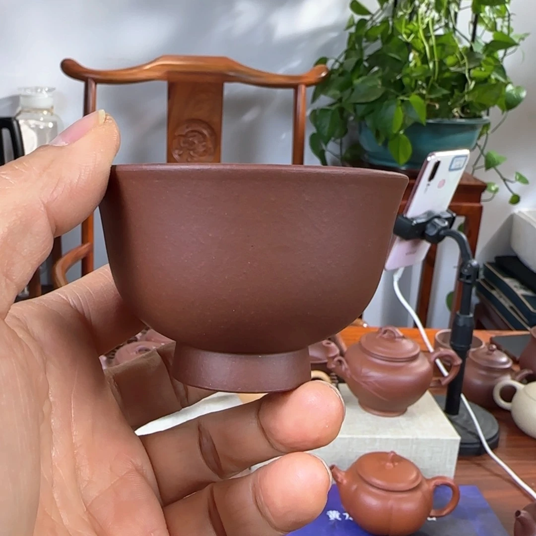 紫砂茶壶杭*疯高脚杯子