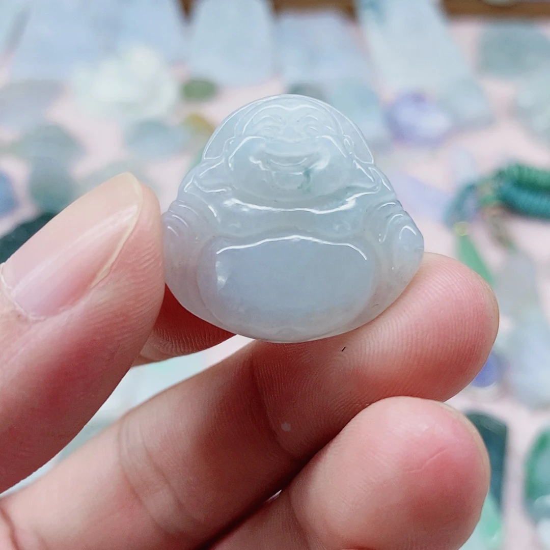 颈饰未镶嵌翡翠天然
