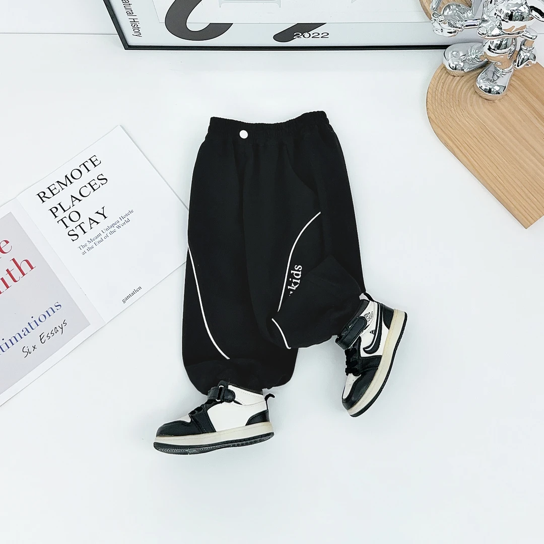 男童裤子春秋款儿童运动裤2025秋新款秋装 BQ25830Y 悠悠童话童装