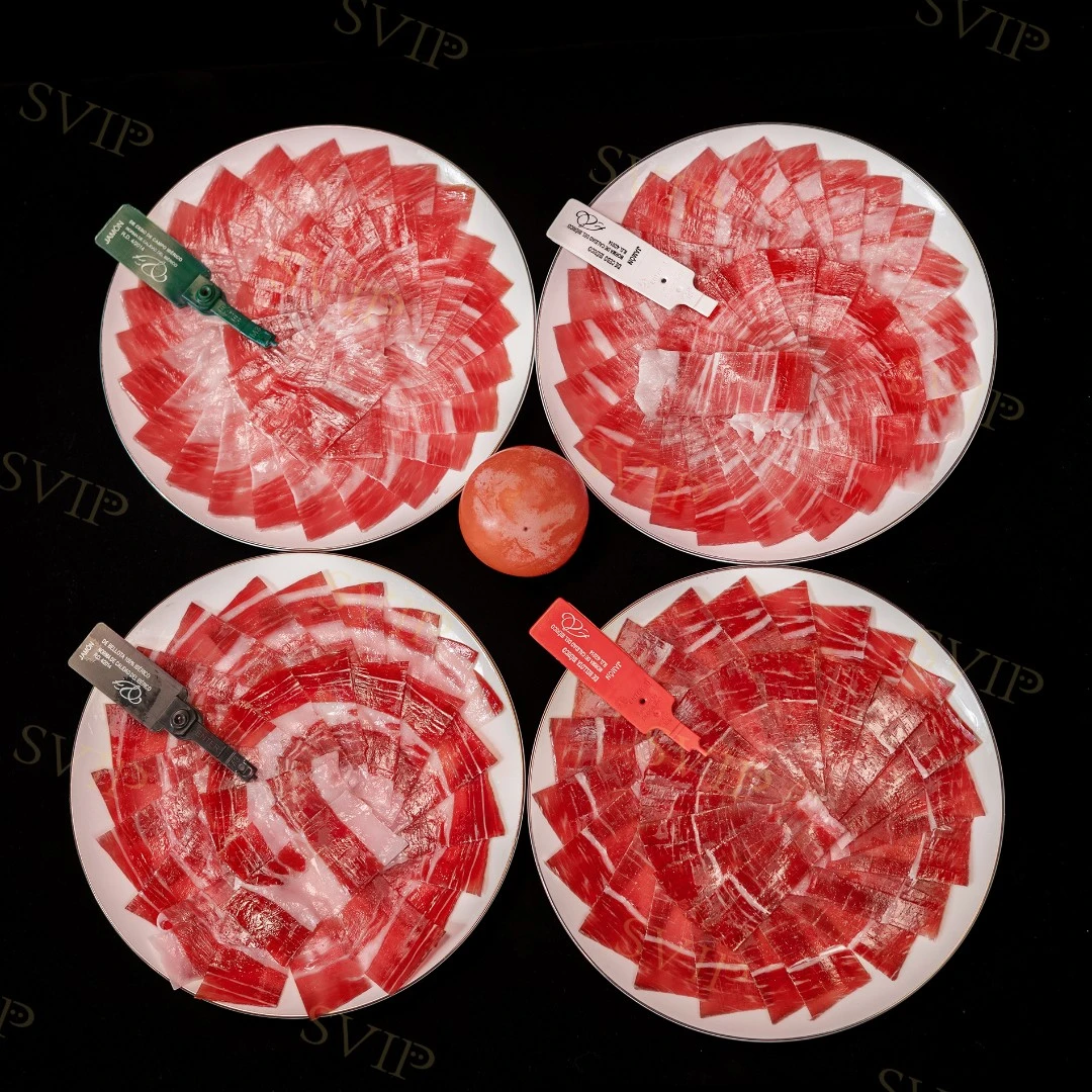 SVIP【全家桶套装】西班牙伊比利亚黑猪火腿白绿红黑生吃切片套装
