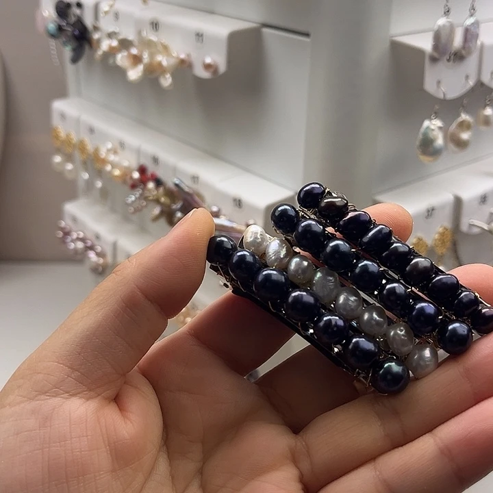 未镶嵌淡水珍珠发夹