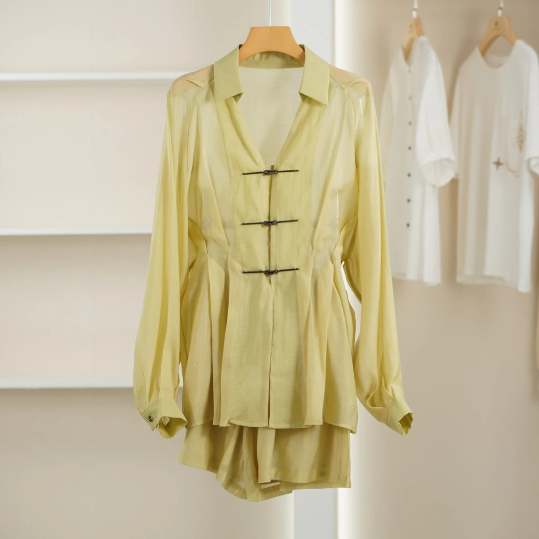 麦迪尚品 5041092 夏季轻薄简约两件套套装品牌撤柜女装