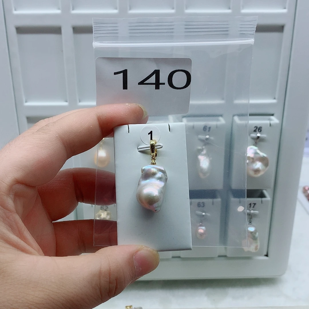 吊坠(不含链)合金淡水珍珠