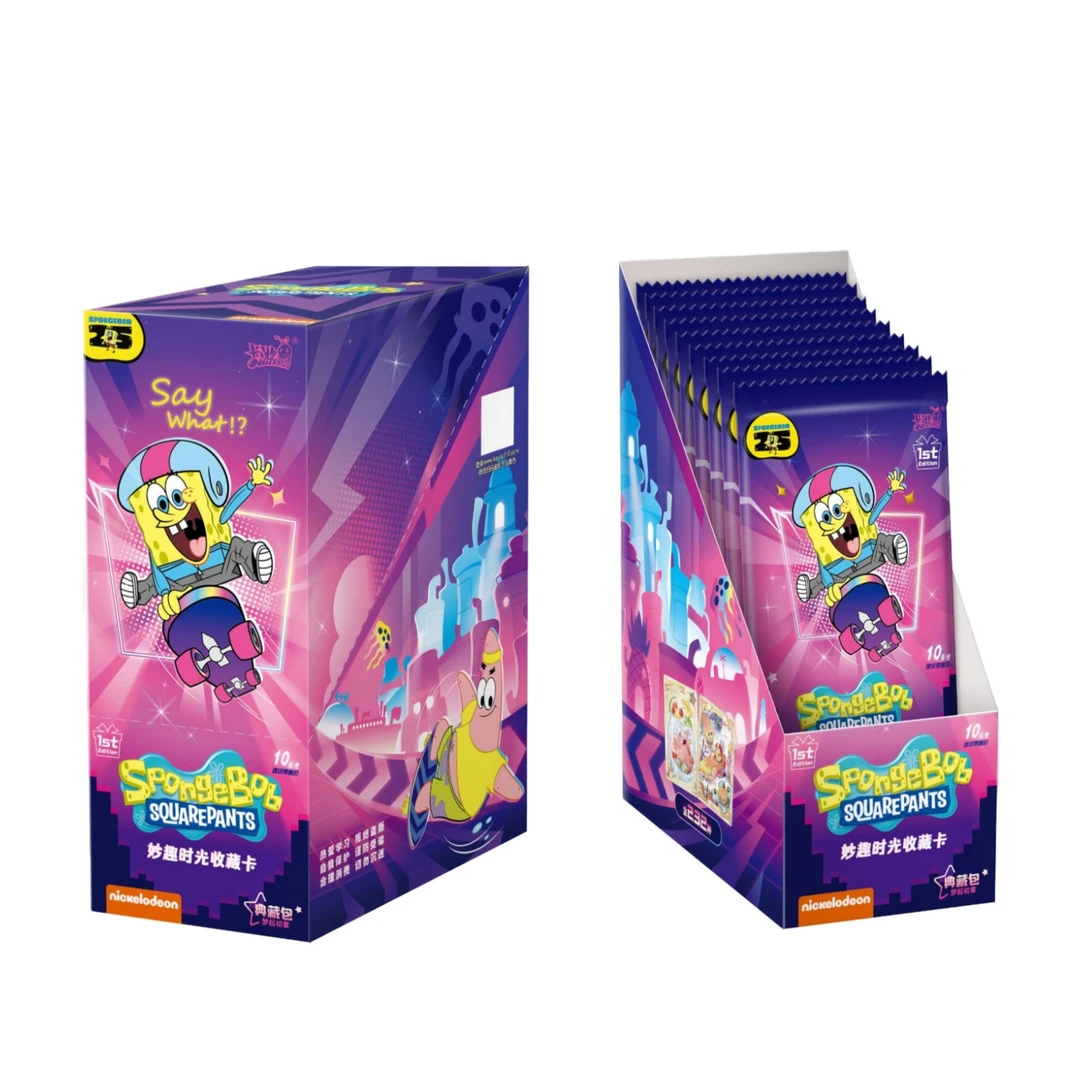 【推推贴】海绵宝宝-妙趣时光收藏卡-典藏包FE版 梦起初章卡牌盲盒