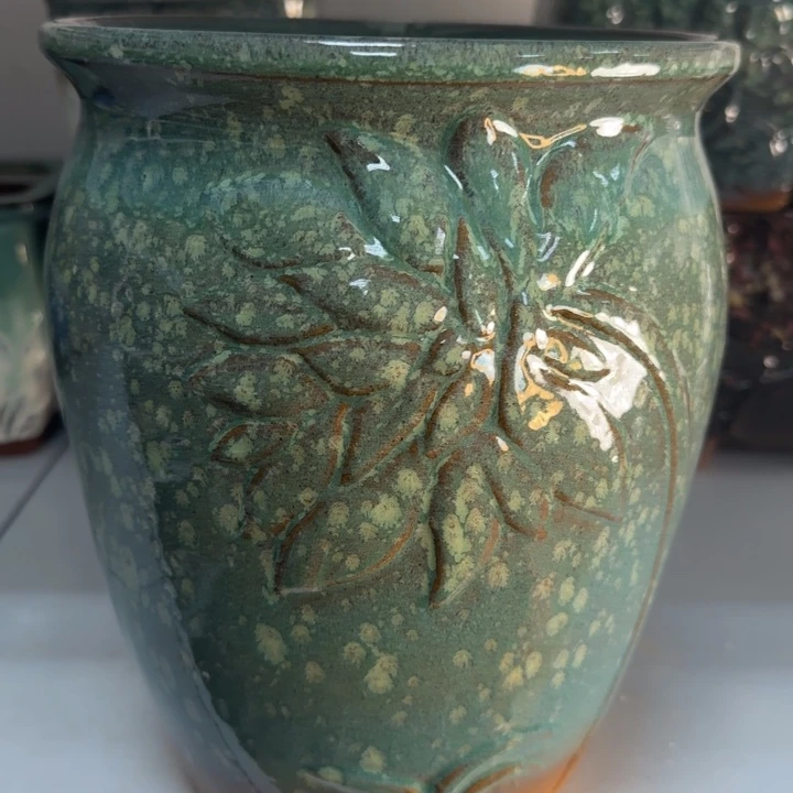 紫砂花盆口20高25，111111