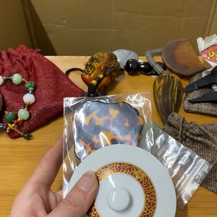 瓷片哈哈中古工艺品一件