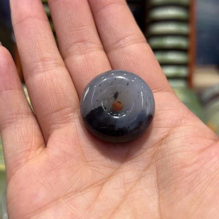 岫玉未镶嵌手镯天然