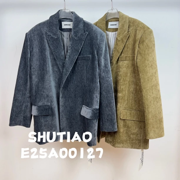 【SHUTIAO】2024秋冬：新款小众设计款外套E25A00127