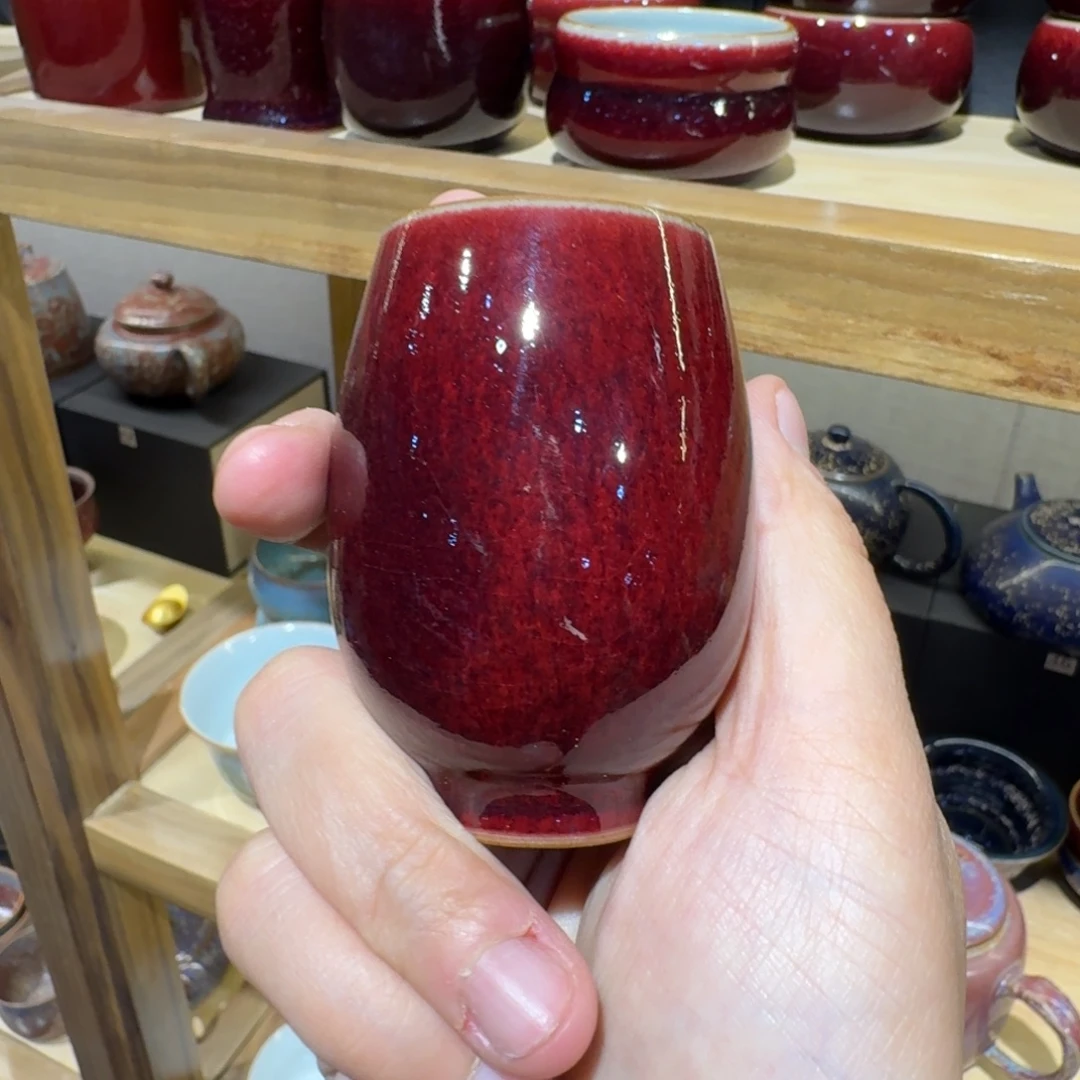 瓷片钧瓷单杯钧瓷单杯钧瓷