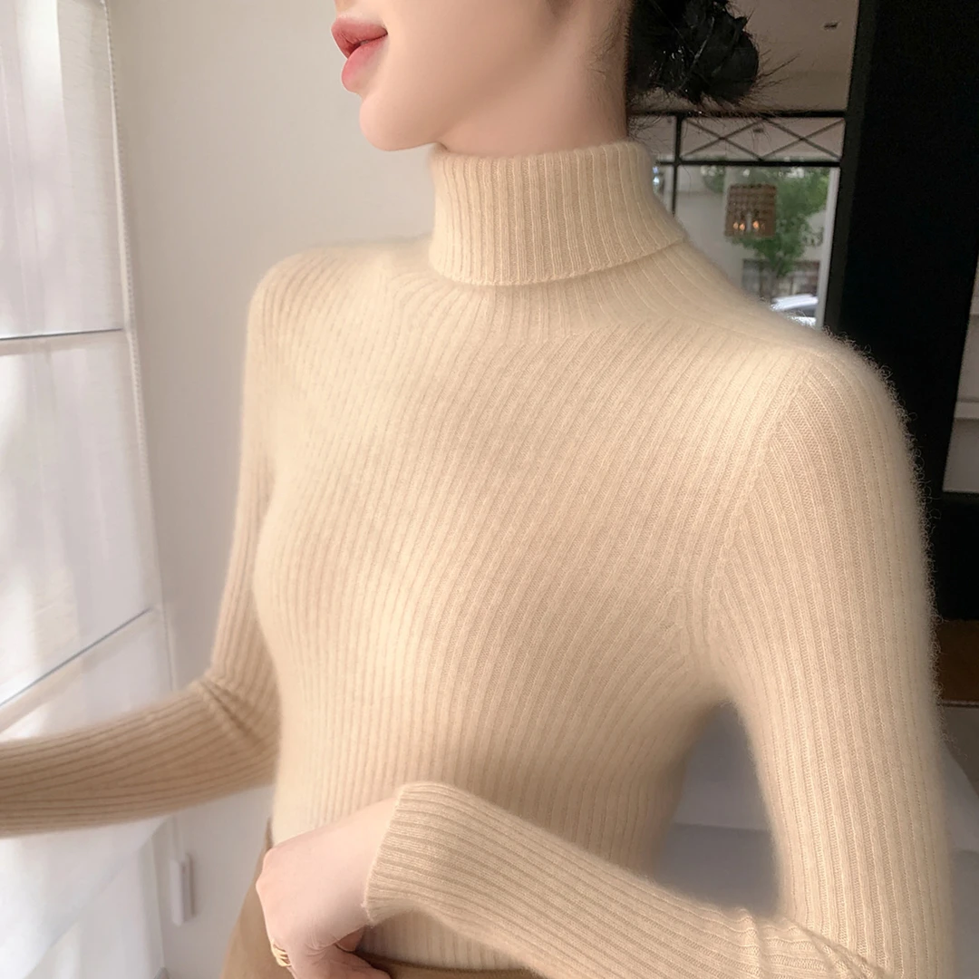 2套头款显瘦衫修身型洋气厚款加厚纯羊毛常规款宽松ry131