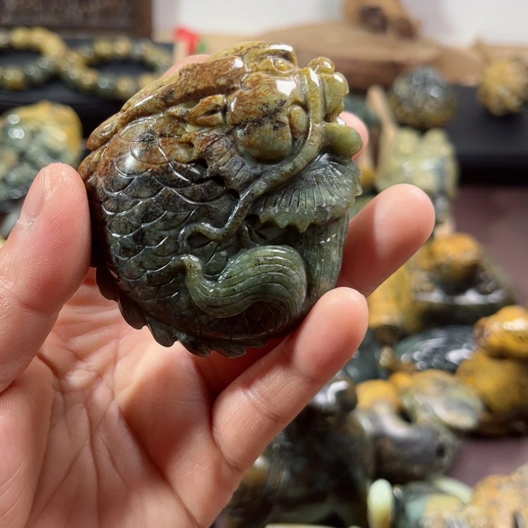 岫岩河磨玉（透闪石质玉）把件未镶嵌用****8