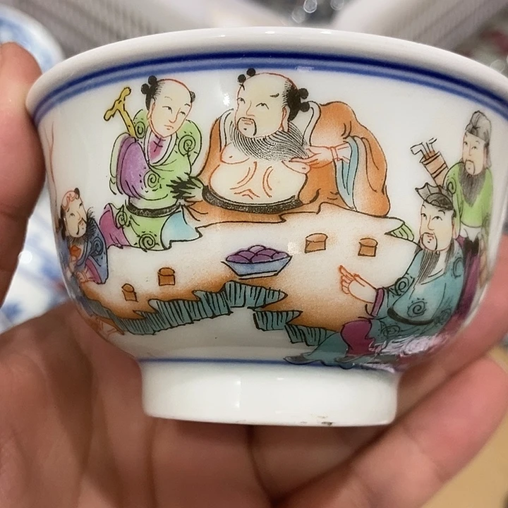 摆件景德镇陶瓷主人杯13455