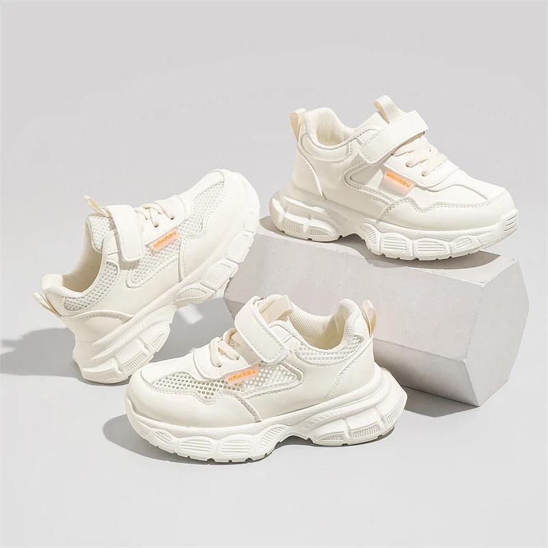 春季儿童节儿童运动鞋透气魔术贴小白鞋魔术贴儿童运动鞋969