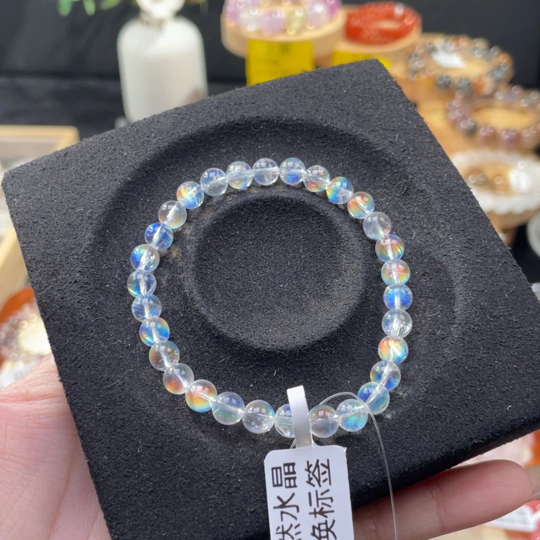 长石手串未镶嵌马岛蓝月光