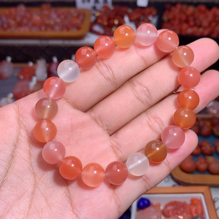 南红玛瑙未镶嵌南红糖果手串
