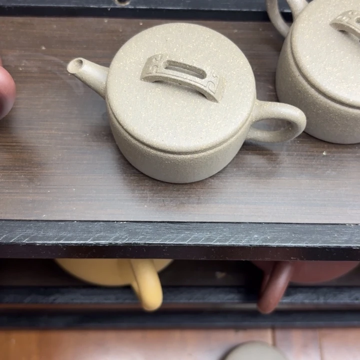 紫砂茶壶原矿半手工青段泥汉瓦70cc