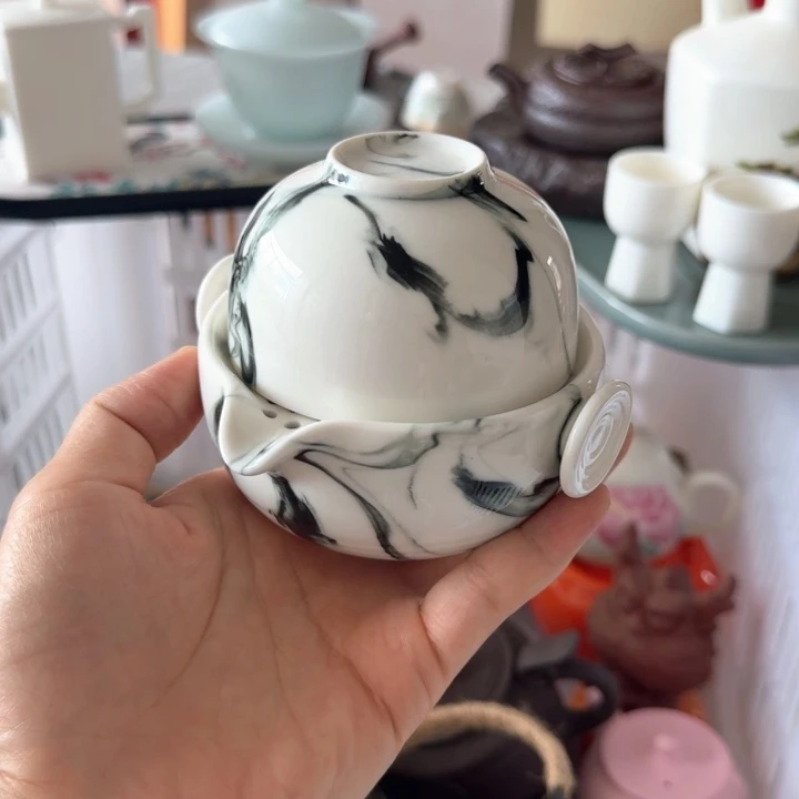 微瑕陶瓷茶具茶杯茶壶