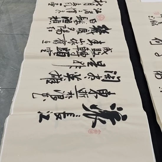 翰墨白武坤老师作品一副