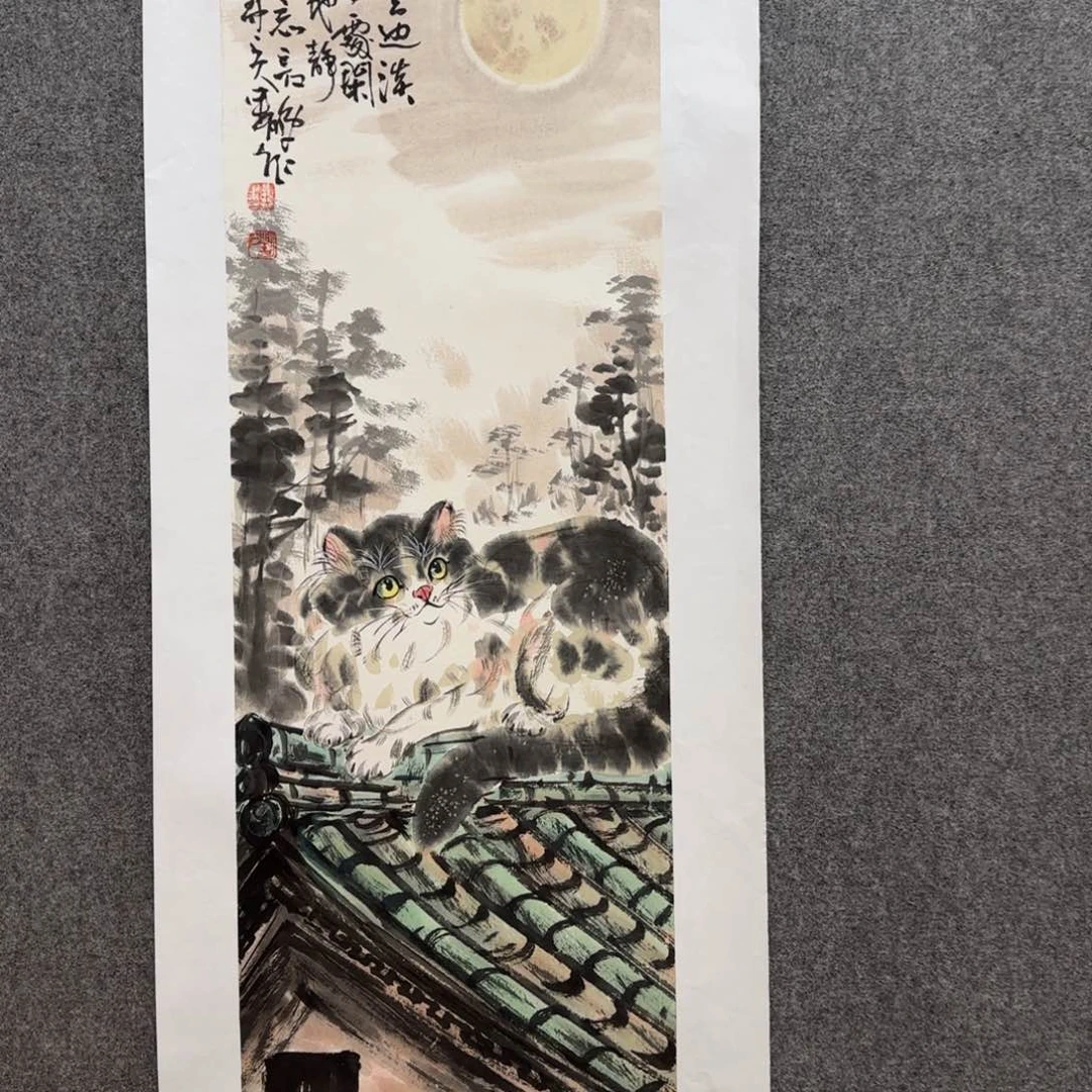 国画娄鹏老师手绘作品