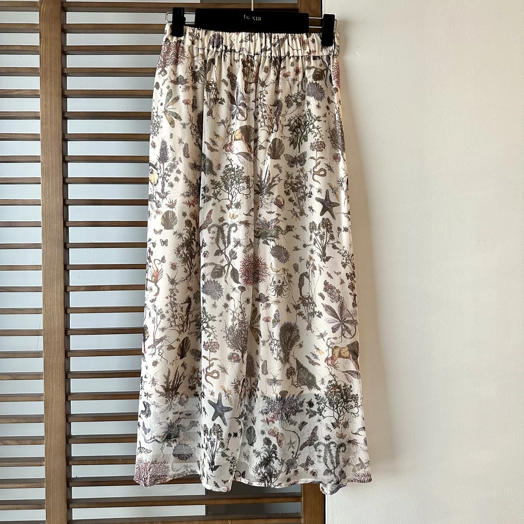 【疏影叠色】·100%桑蚕丝 优雅气质百搭街搭桑蚕丝半裙