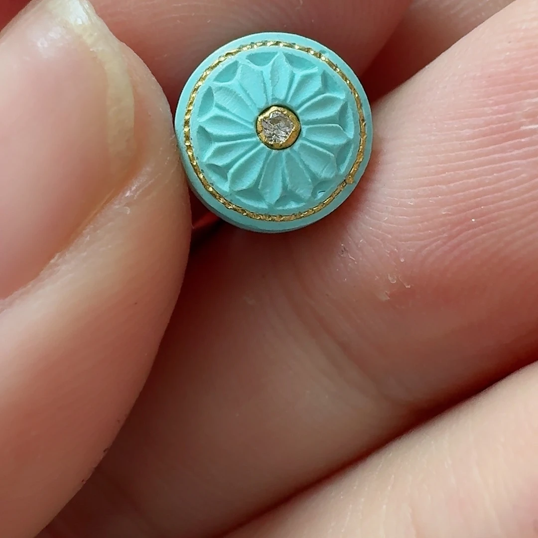 绿松石珠宝奇石未镶嵌