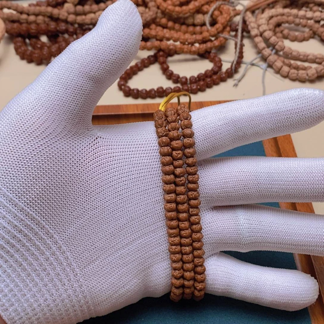 一***白金刚菩提吊坠定制款金刚小佛手108