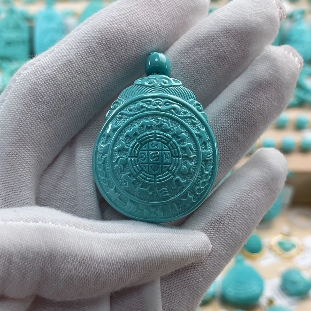 绿松石珠宝奇石未镶嵌