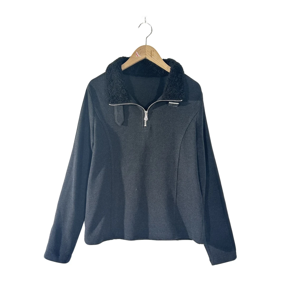 MMS【暖暖】设计师女装蓄热保暖百搭韩版宽松毛毛卫衣 S25329748