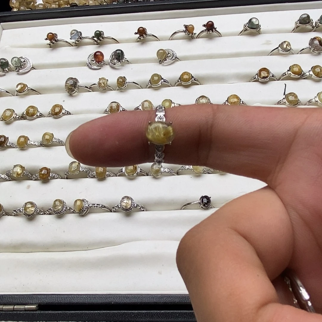 水晶珠宝半成品未镶嵌