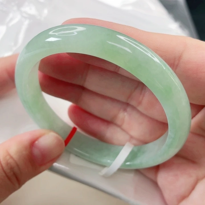 翡翠未镶嵌手镯天然缅甸翡翠A货54