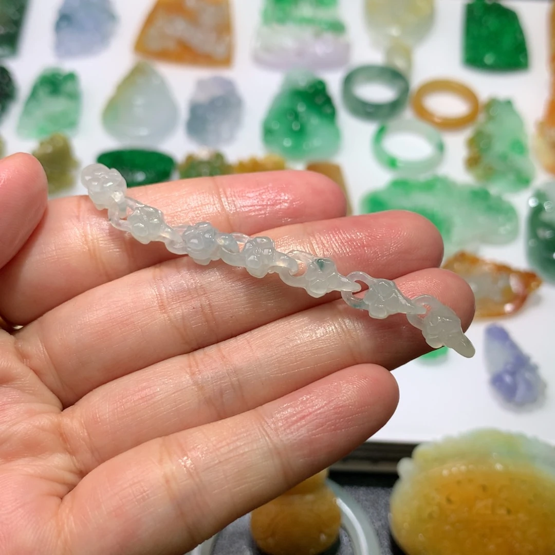 未镶嵌定制翡翠链子