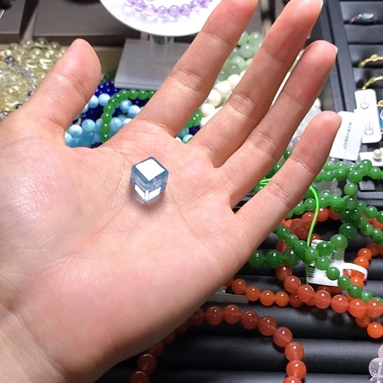 未镶嵌手链水晶两***爱
